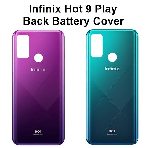 Infinix Hot 9 Play X680 Back Battery Cover Rear Door Housing Case, Back Panel for Infinix Hot 9 Play X680