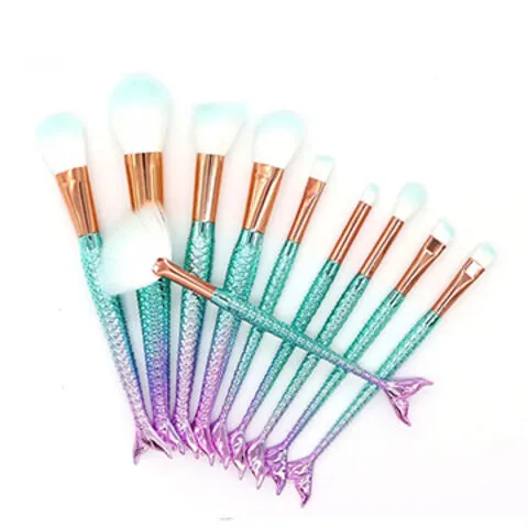 Mermaid%2010%20Pieces%20Professional%20Makeup%20Brush%20(%20Free%20Transparent%20Pouch%20)%20Face%20Eyes%20Mermaid%20Makeup%20Brushes%20Set%20-%20Image%204
