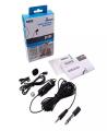 Boya BYM1 Omnidirectional Lavalier Condenser Microphone with 20ft Audio Cable Best Use for Youtubers and Interviewers(Black). 