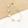 Most Demanding Four Leaf Clover Bracelets for Girls | Stainless Single Double Side Clover Bracelets for Women's Fashion. 