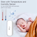 Multi-Functional Graffiti Smart WiFIi Temperature Humidity Sensor Portable House Smart Linkage Sensor Durable. 
