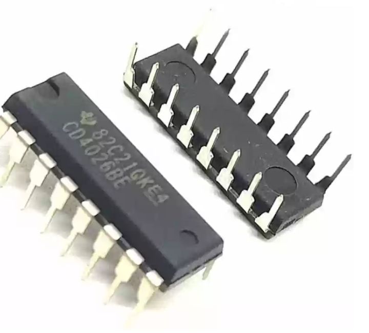 1pcs 4026 CD4026BE seven segment Decade Counter/Divider Logic IC 16MHz DIP-16