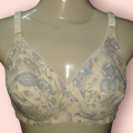 Pure Cotton Floral Bra for Women – Non-Padded, Assorted Colors, Sizes 30-50. 