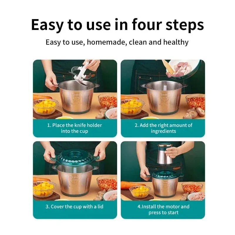 2-Speed Electric Meat Grinder