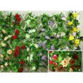Topsky Artificial Fake Silk Rose Flower Ivy Vine Hanging Wedding Décor Party Home Garden Supermarket Decoration. 