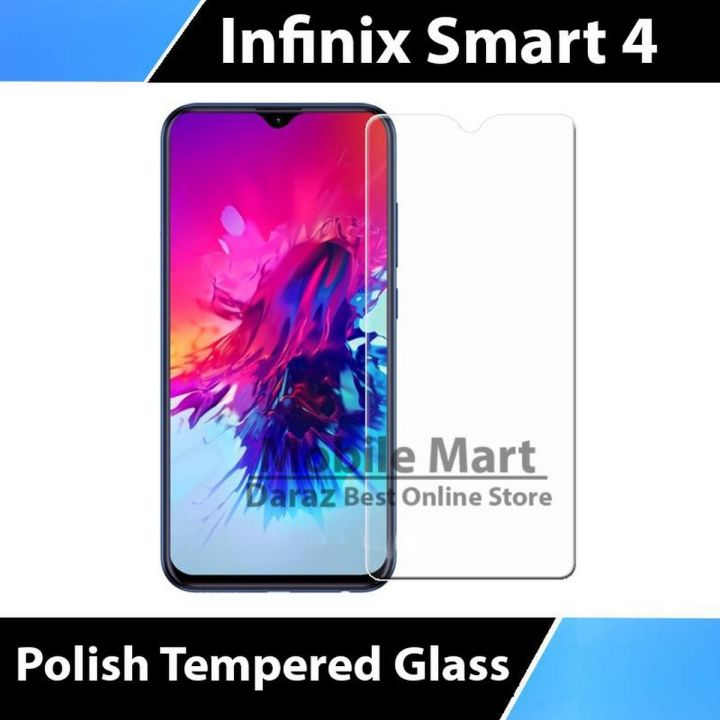 Infinix Smart 4 X653c Tempered Glass Screen Protector Polish Glass For Smart 4 X653c