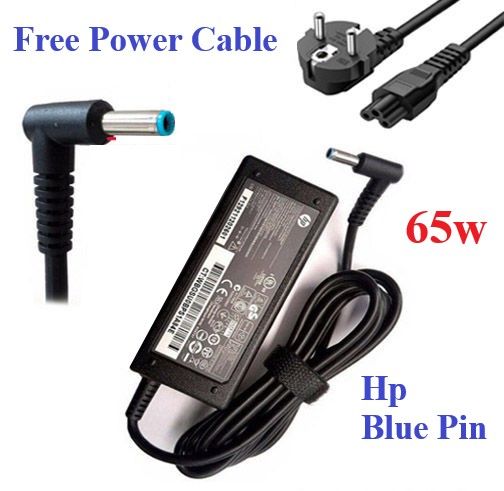 Hp Blue Pin 65Watts Power Supply | Hp Blue Pin Charger for Notebook Computer and Laptop