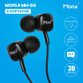 Morui Handfrees - MH-4 Beat Blast Handsfree Mobile accessories - Canceling Gaming headset with sound earbud - Ear handfree - noise reduction earbud - Control noise cancellation handfree - Heavy bass stereo. 