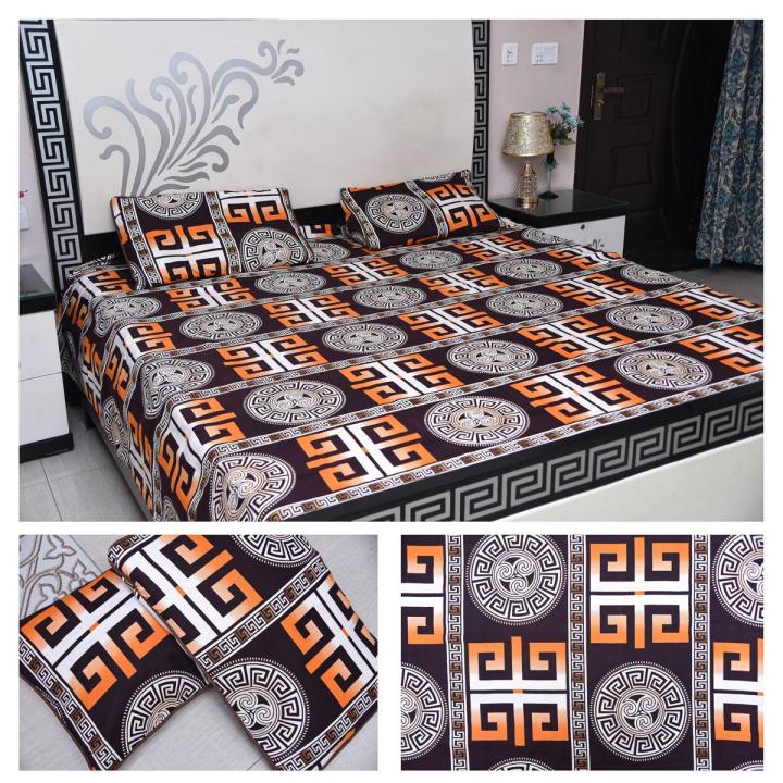 Cotton bed sheet full king size best quality