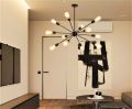 Sputnik Sphere Chandelier Modern Unique Decorative Designed Hanging Ceiling 12 Heads E27 Bulb Fixture Pendant Chandelier Satellite Styled Light. 
