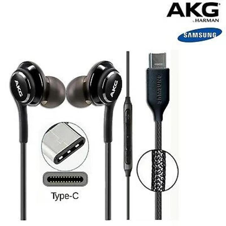 Samsung Original AKG Handsfree - USB C Type Jack - 100% Original AKG Handsfree Imported , High Quality Deep Bass / Sound - Samsung Earphones - Headphones - Handfree