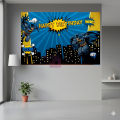 Batman Banner - 36 Inch By 24 Inch - Birthday Banner - Batman Themed Party - Black - Boys - Pack Of 1. 