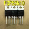 5pcs FQP55N10 TO-220 55N10 TO220 55A/100V N-channel MOSFET transistor New. 