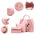 3-Piece Casual PU Leather Handbag Set for Women - Large Capacity, Shoulder & Crossbody Bags. 