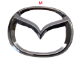 Mazda 4-Inch Chrome Front Grille / Rear Trunk Emblem | 3D Replacement Logo Badge for Mazda 3, Mazda 6, Axela, Demio - 1 Pc. 