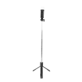 Riva 4 in 1 Selfie Stick Tripod Stand with remote, Selfie Stick With Mobile Holder With Remote Bluetooth Selfie Tripod Stand 360 Rotatable Holder with Bluetooth Shutter for youtube tiktok Photography Traveling docks stands.. 