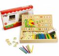 Multi Function Digital Computing Learning Box Toy | Wooden Multi-Functional Learning Box, Digital Counting, Clock Learning and Arithmetic Symbols. 