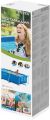 Intex Rectangular Metal Frame Pool 8.5Feet x 5.2Feet x 2.1Feet. 