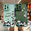 Jizetin for Infinix Note 10 Back Cover Panda Love Bamboo Lens Full Protection Frame Phone Case Soft TPU Shockproof Mobile Phone Cases. 