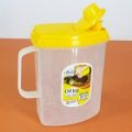 Plastic Oil Jug With Lid & Handle Plastic Oil Bottle for Cooking Use Oil Containers (1 Liter). 