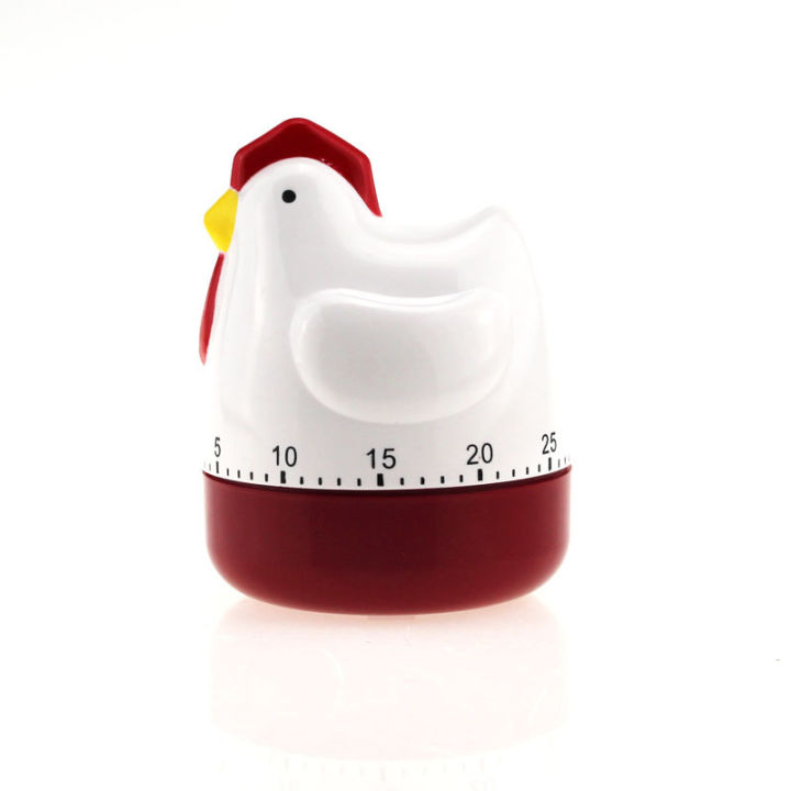 T314 Cartoon Kitchen Timer Winding Timer Hen Countdown Timer Mechanical Alarm Clock Reminder