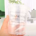 100 Packs Thank You Drink Bottle Sticker Transparent Self-Adhesive Baking Sticker Label. 