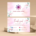 Customize cards - Small Business card - Thank you cards - Customer greeting card - Online Business card - online shop card. 