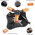Garden Sprinkler , Automatic 360 Rotating Lawn Sprinkler, Large Area Coverage Water Sprinklers for Yard and Lawns, Adjustable 360 Degree Rotating Sprinkler for Yard. 