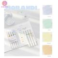 emmy 4 Pcs Magic Glitter Highlighter Bright Sparkling Color Drawing Painting Watercolor Marker Pen Student Stationery. 