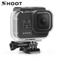 SHOOT for GoPro Hero 8 Black Waterproof Case 60M Underwater Diving Housing Protective Shell Cover Mount for Go Pro 8 Accessories. 