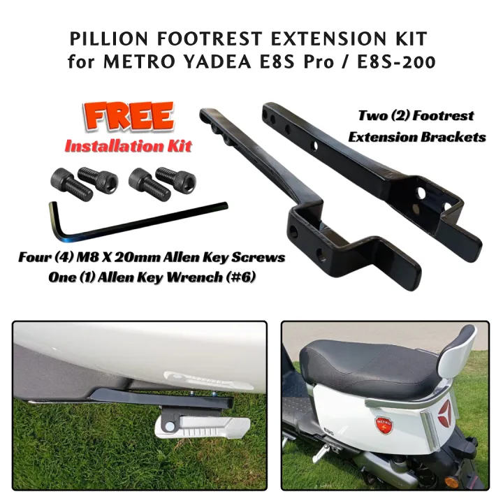 Foot%20Hold%20New%20Passenger%20Peg%20Extensions%20Extended%20Foot%20Pegs%20Fit%20For%20YADEA%20E8S%20Pro%20-%20E-Bikes%20Electric%20Scooter%20Motorcycle%20Accessories%20Secure%20(Color%20:%20Black)%20-%20Image%202