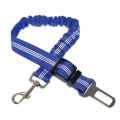 Pet Dog Traction Car Seat Belt Buffer Elastic Reflective Towing Safety Rope. 
