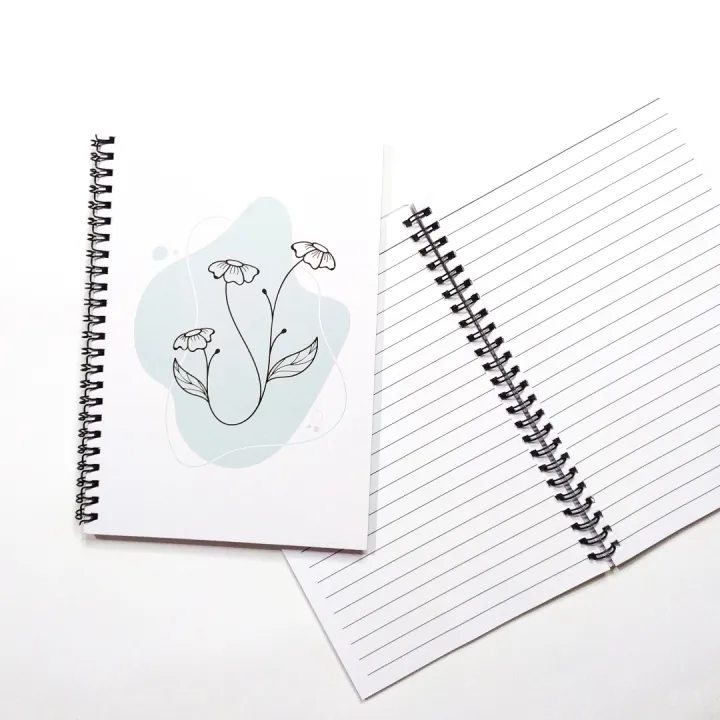 Blue%20&%20Peach%20Minimal%20Floral%20Spiral%20Notebook%20%7C%20Lined%20Pages,%20Soft%20Cover,%20Cute%20Aesthetic%20Stationary%20-%20Image%204