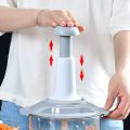 Manual Food Chopper, Express Hand Held Chopper, Large Cup, Chop & Cut Fruits, Vegetables, Herbs, Onions. 