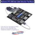 MECHANIC DT3 Data Cable Detection βoard USB Cable Tester Short Circuit On-Off Switching For iOS Android Type-C Test Board Tool. 