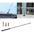 9/11/16 Inch Universal Roof Mount Mast Whip Antenna Enhanced Signal Stereo Radio Screws FM AM Aerial Amplified Car Accessories. 