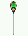 PH Soil Tester for Garden Soil 4 in 1 Multi-Function with LCD Display Moisture Meter Soil Test Kit for Lawn Outdoor Indoor Potted Plant. 