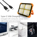 Solar LED Street Light Multifunctional Portable High-Quality Rechargeable Off-Grid Private Lighting Solution 140 leds. 
