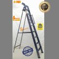 Iron Folding Ladder 9 Feet Heavy Duty step Ladder Plateform Handle Attach Ladder. 