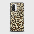 Xiaomi Redmi K40 Cover - SkinLee HQ Infinity Glass Case (Soft) - Oval Yellow Leopard - SKINLEE-423-1-1012-725. 