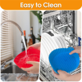 2PCS Silicone Air Fryer Liners Reusable Air Fryer Pot Air Fryer Accessories Baking Parchment Paper. 