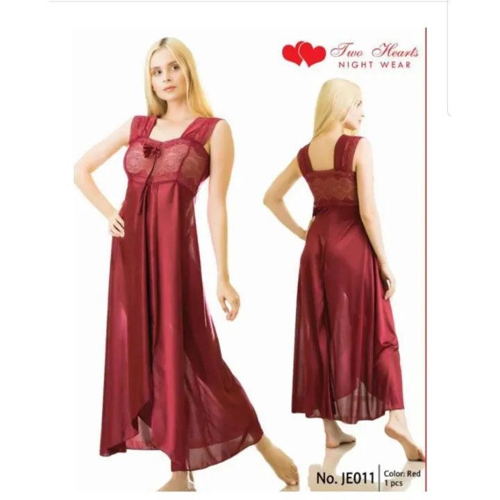 Bridal%20Wedding%20Night%20wear%20/%20silk%20Ladies%20Long%20Nighty%20Single%20Piece%20-%20Image%206