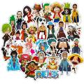 One Piece Anime DIY Sticker Water Proof Decal Vinyl for Car Skateboard, Laptop, Luggage & Guitar – 50/100 Pieces. 