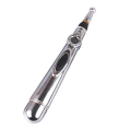 Electronic Acupuncture Pen, Electric Meridians Laser Acupuncture Machine Magnet Therapy Instrument Meridian Relief Pain Tools (MASSAGER PEN W-912 OF THREE ATTACHMENT). 