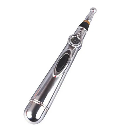 Electronic Acupuncture Pen, Electric Meridians Laser Acupuncture Machine Magnet Therapy Instrument Meridian Relief Pain Tools (MASSAGER PEN W-912 OF THREE ATTACHMENT)