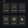 AnDyH For Xiaomi Mi 10T Pro Phone Case Skin Feel Leather Soft Silicone All Inclusive Lens Cover Casing. 