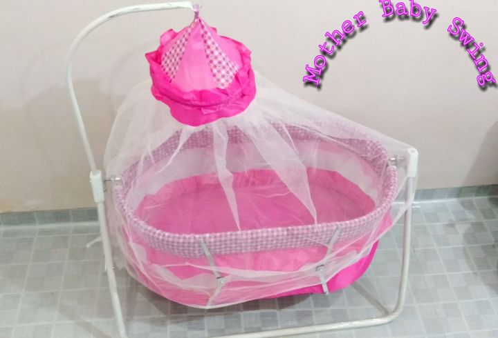 Baby%20Swing%20Cot%20Cradle%20with%20Multi-Color%20Coating%20and%20Mosquito%20Net%20-%20Image%209