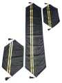 3 Pcs Velvet Table Mat, Table mat Set and Runner for Center Table, Laser Cut Tablemat Set, SIZE of Large Piece 12 x 54 inches and Small Piece 12 x 20 inches. 