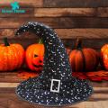 Green Home Wizard Hat Head Accessories Halloween Witch Hat Men Women Headgear. 