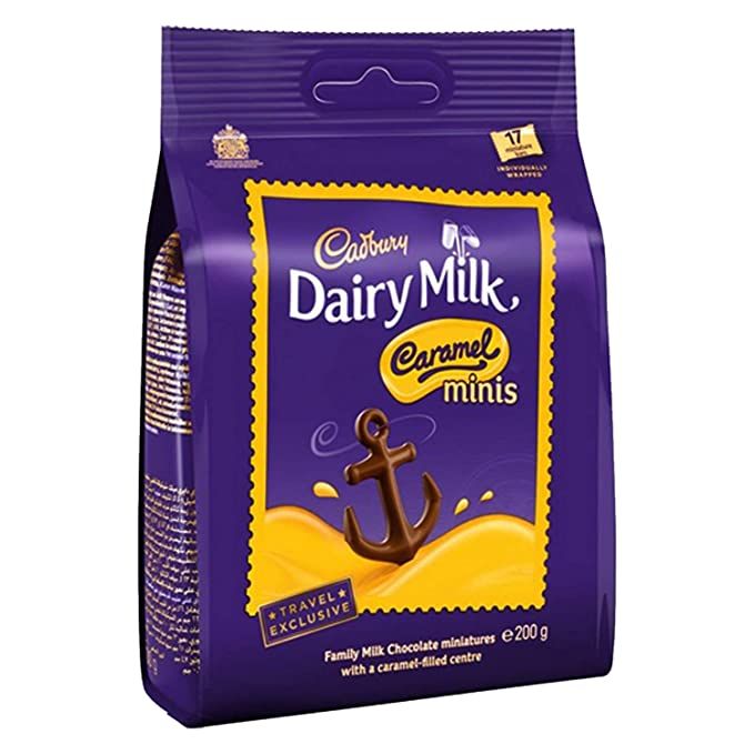 Cadbury Dairy Milk Caramel Minis 200 g Imported